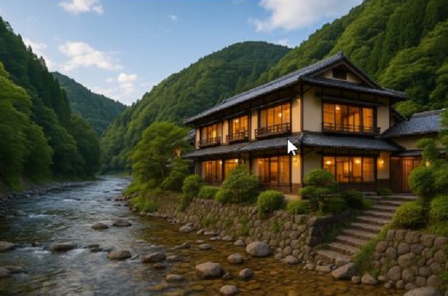 川遊びができる宿、ホテル、宿泊