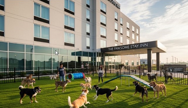 ドッグラン付きホテル