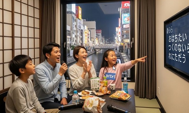 カラオケ付きホテル