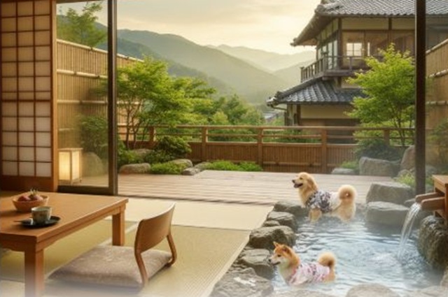 ペットと泊まれる宿