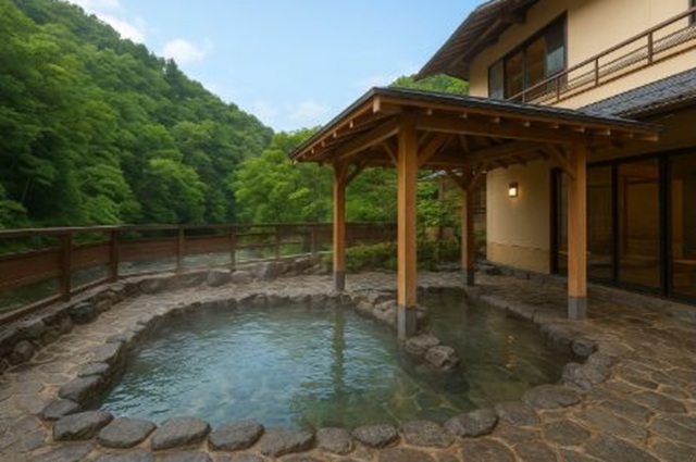 電車で行ける温泉宿
